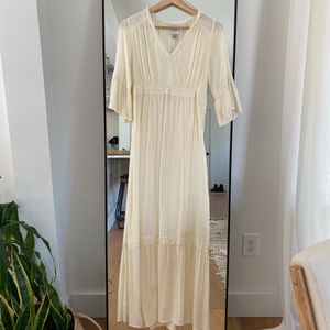 Cream Maxi Dress